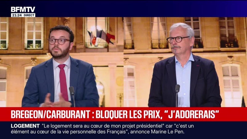 Bregeon/carburant : bloquer les prix, “j’adorerais” - 13/09
