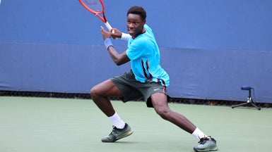 Moïse Kouamé au premier tour des qualifications de l'US Open, le 25 août 2026.