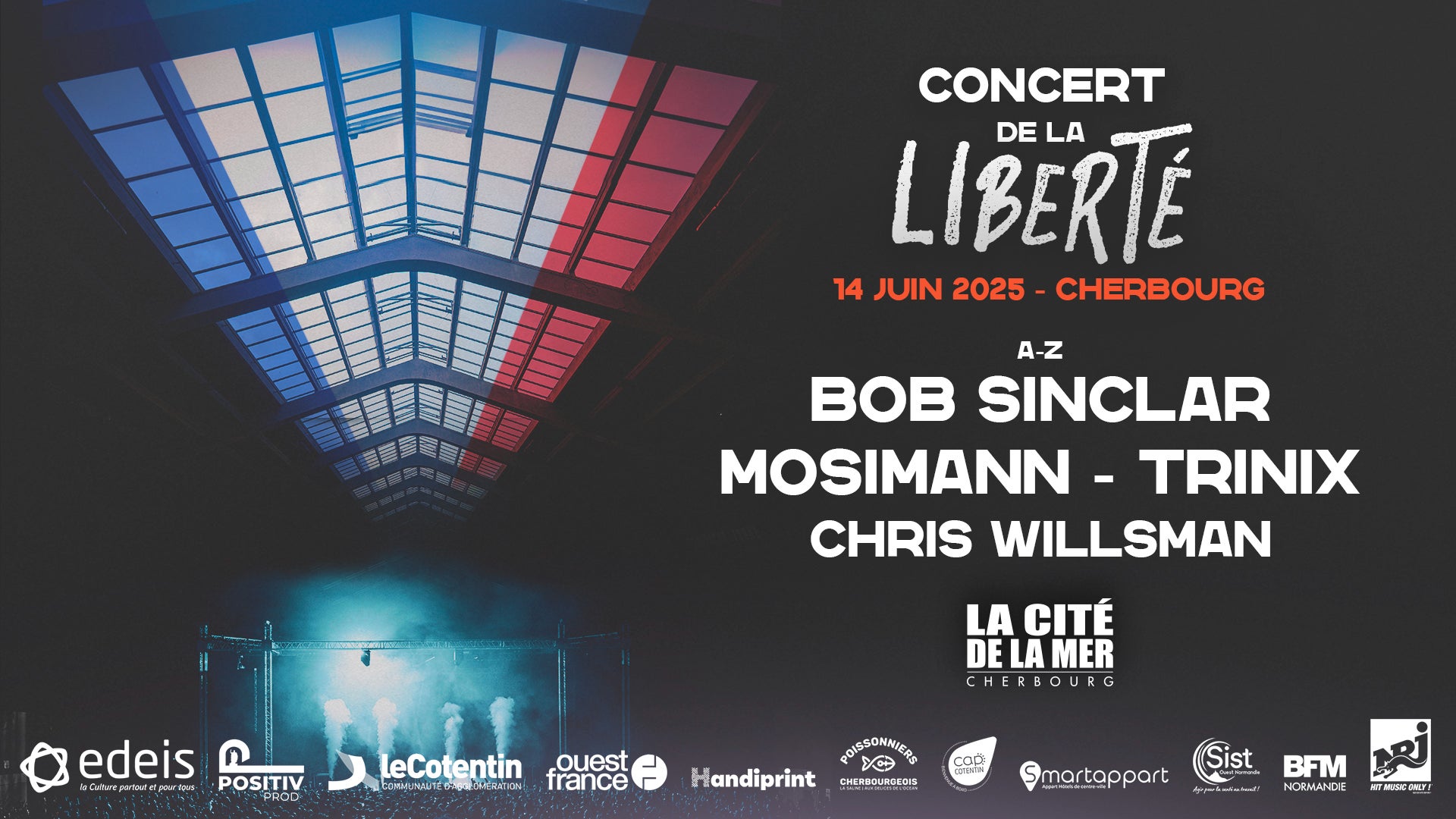 A Gagner : Vos places pour le Concert de la Liberté avec visite de La Cité de la Mer et…