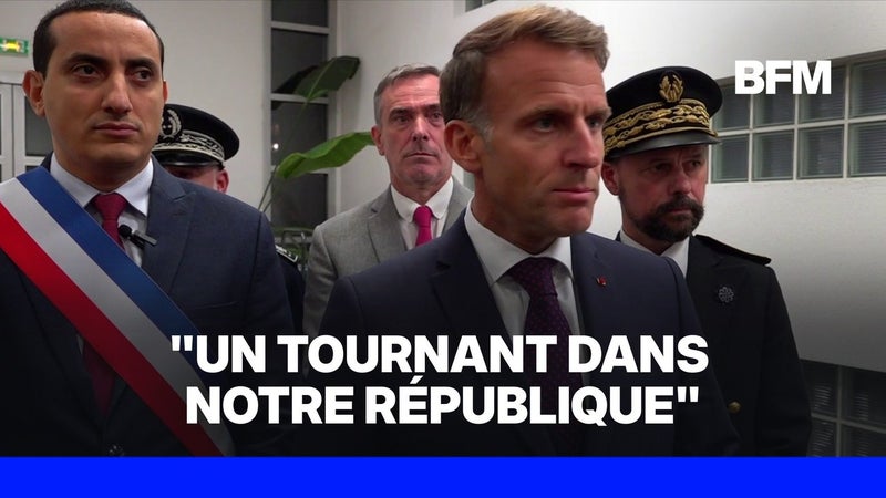 Tirs mortels à Trappes: "Un tournant dans notre République", déclare Emmanuel Macron