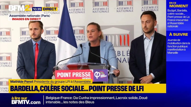 Blocage de lycées: Mathilde Panot se dit "horrifiée" par la "répression indigne" et demande des "réponses politiques"
