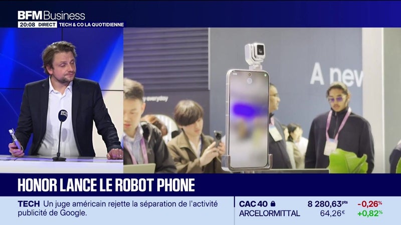 Pierre-Alain Houard (HONOR France) : HONOR lance le Robot Phone - 02/09