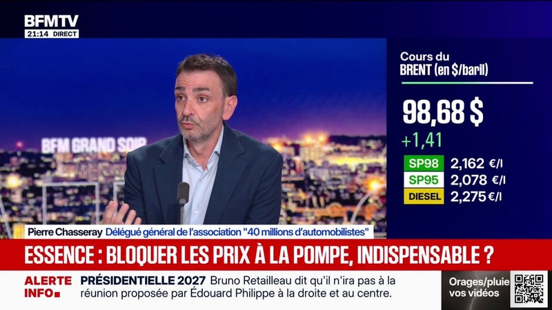 Carburant: bloquer les prix est "impossible", selon Pierre Chasseray, délégué général de l'association "40 millions d'automobilistes"