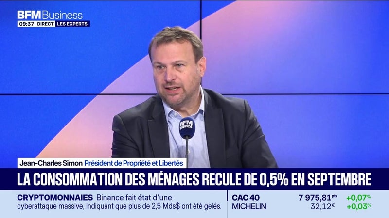Les Experts : La consommation des ménages recule de 0,5 % en septembre - 30/10