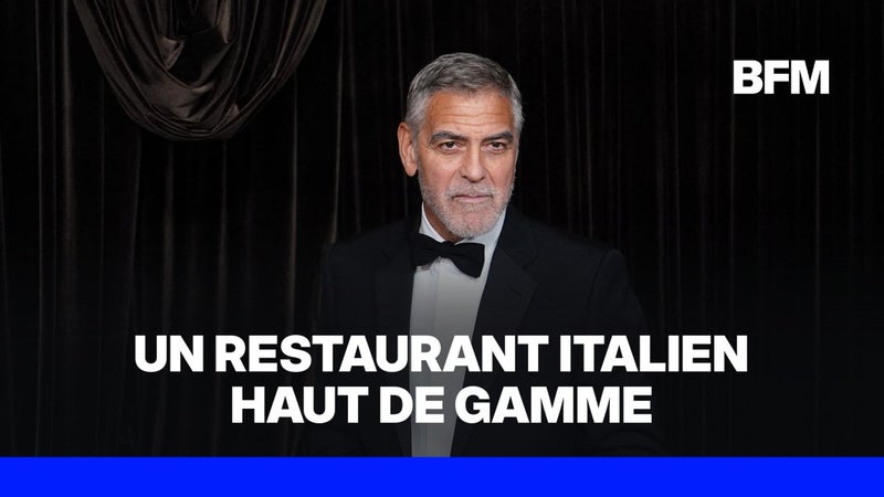 Var: George Clooney va ouvrir un restaurant italien à Cotignac