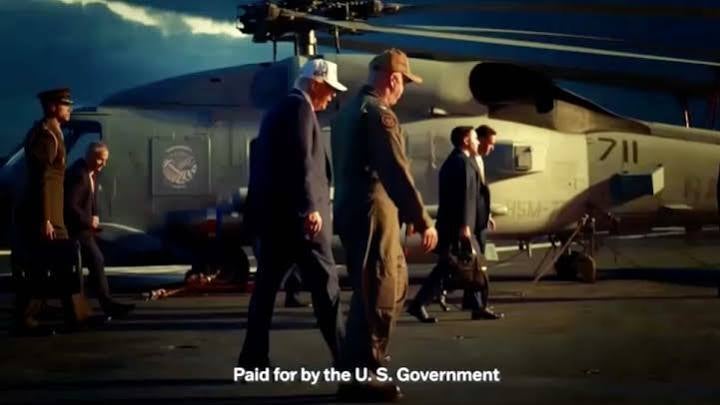 "Aimez-moi", les États-Unis "ne seront jamais un pays communiste"... Trump assure que ces pubs à sa gloire ne seront plus financées par l'argent du contribuable