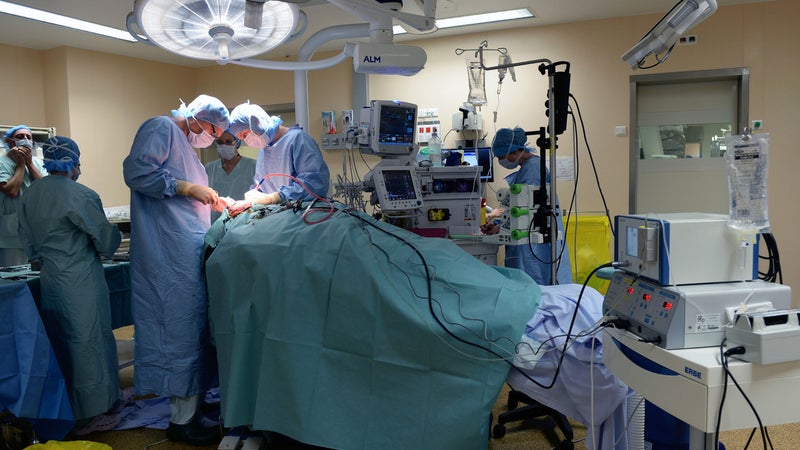 Un bloc opératoire. (photo d'illustration) 