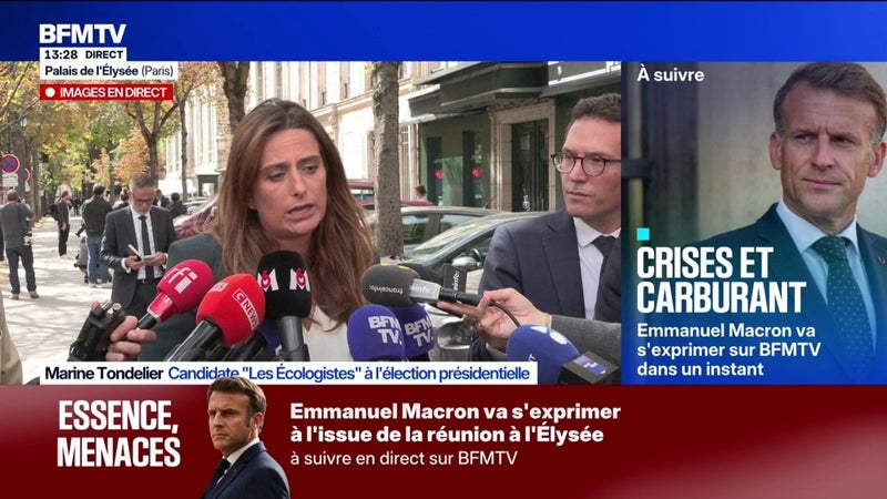 Menace russe: "Il y a des raisons d'être très inquiets", estime Marine Tondelier, candidate "Les Écologistes" à la présidentielle