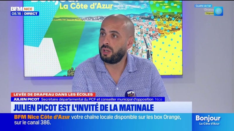 Julien Picot réagit à l'annonce d'Éric Ciotti concernant les drapeaux tricolores dans les écoles