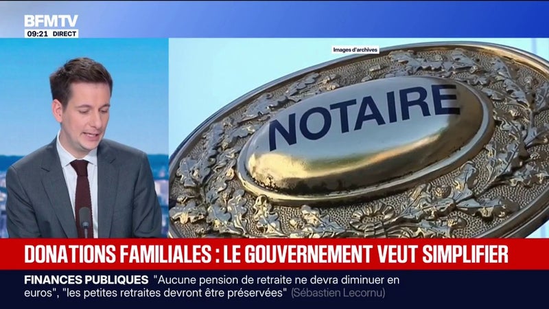 Budget 2027: plusieurs mesures envisagées par le gouvernement pour faciliter les donations familiales