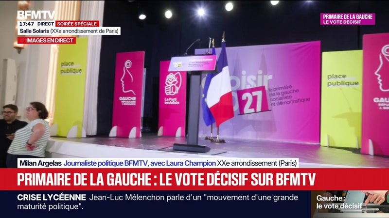 Primaire sociale-démocrate: les résultats du premier tour à suivre sur BFMTV