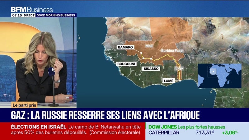 Gaz : la Russie resserre ses liens avec l'Afrique