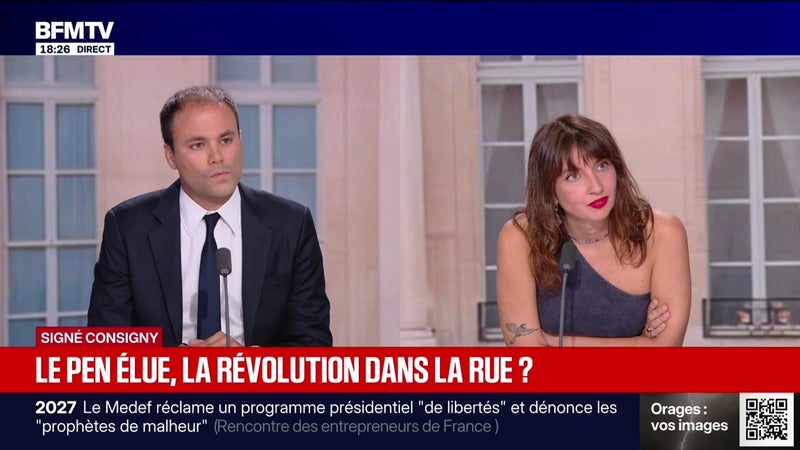 SIGNÉ CONSIGNY - Le Pen élue, la révolution dans la rue ? - 26/08