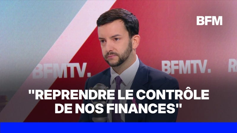 Dette: Jean-Philippe Tanguy, député RN, dit “qu’il faut reprendre le contrôle de nos finances”