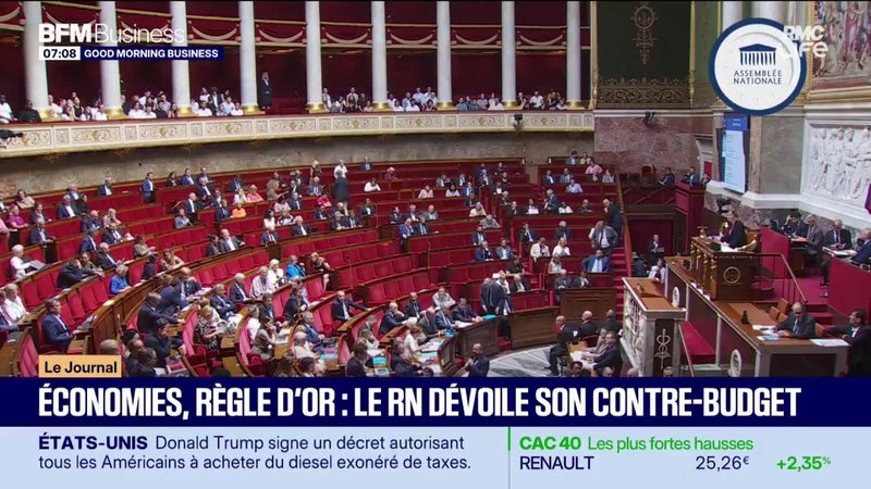 Le Rassemblement national dévoile son contre-budget