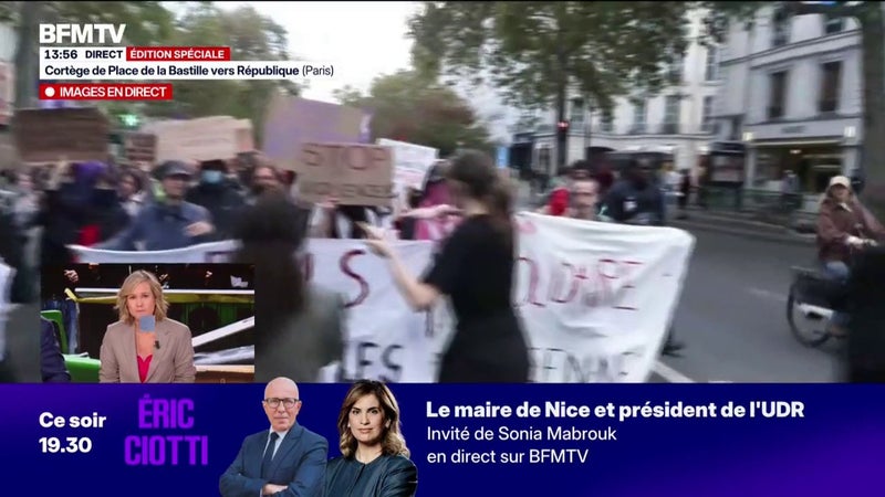 Mobilisation lycéenne: le cortège de Paris s'est lancé depuis la place de la Bastille