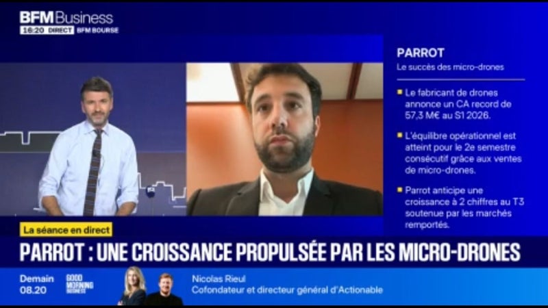 Parrot : une croissance propulsée par les micro-drones 🤖
