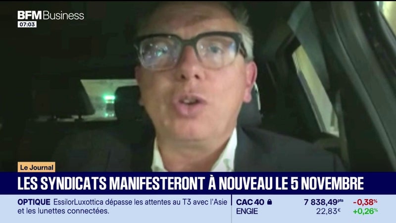 Les syndicats annoncent une manifestation pacifique le 5 novembre