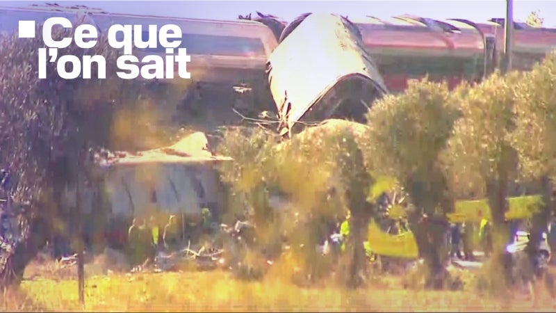 Des dizaines de morts, une possible erreur humaine... Ce que l'on sait de la collision entre deux trains en Espagne