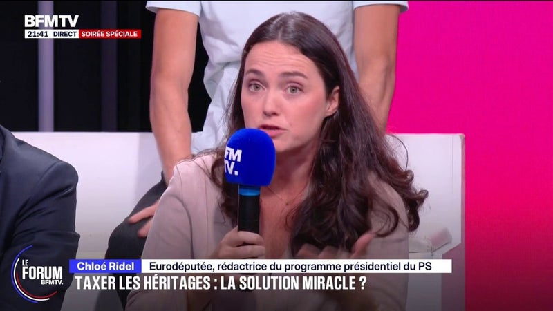 FORUM BFMTV - Chloé Ridel (PS) demande "une plus grande justice dans l'héritage"