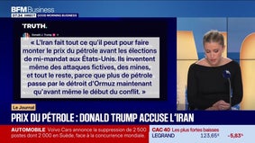 Prix du pétrole en hausse : Donald Trump accuse l’Iran
