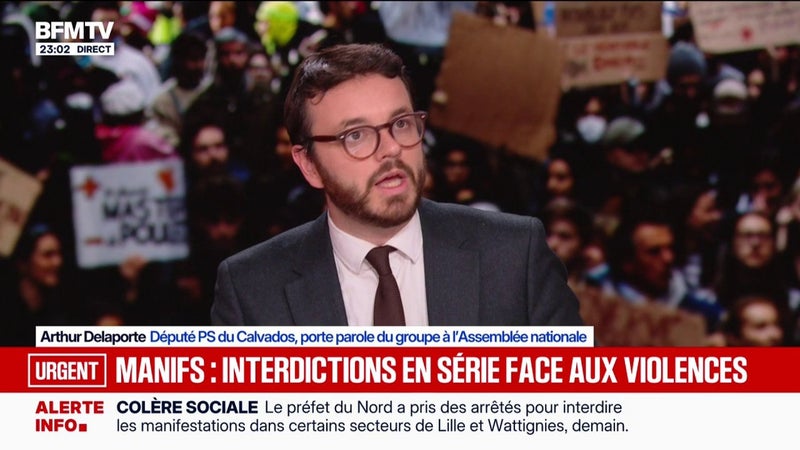 Manifestations lycéennes: "Les lycéens attendent pas 10 milliards, ils attendent d'abord des mesures", clame Arthur Delaporte, député PS du Calvados