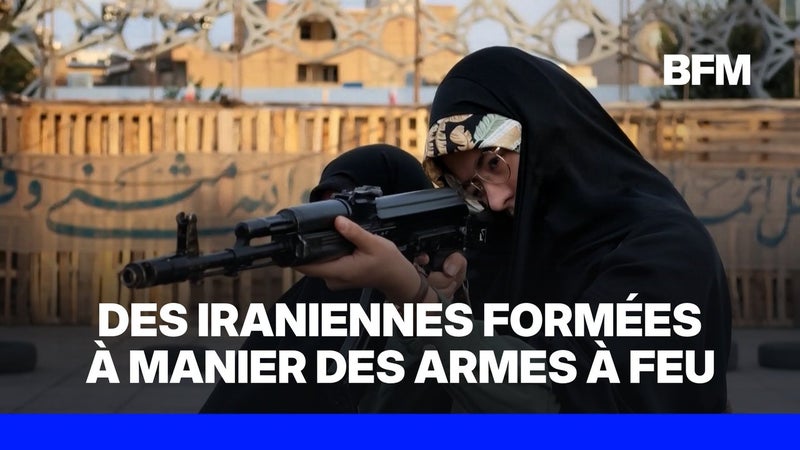 Guerre au Moyen-Orient: des Iraniennes sont entraînées à manier des armes à feu pour se préparer en cas d'attaque terrestre israélo-américaine