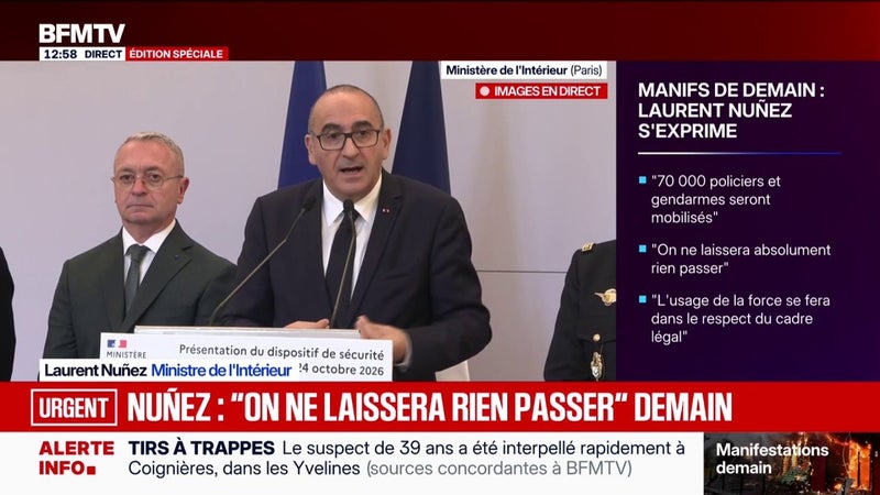 Tirs dans les Yvelines: "Cela ressemble à un périple meurtrier", déclare Laurent Nuñez, ministre de l'Intérieur