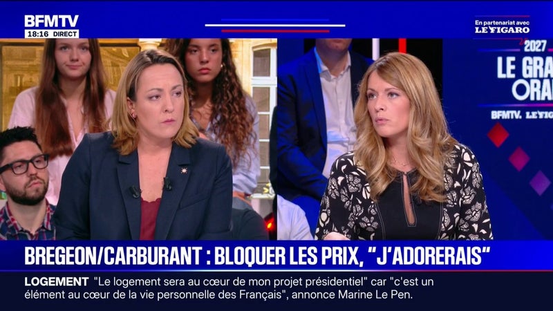 Baisse de la TVA sur les carburants proposée par Marine Le Pen: "Je refuse de donner aux Français de la main droite ce qu'on leur reprendrait de la main gauche", défend Maud Bregeon, Porte-parole du gouvernement
