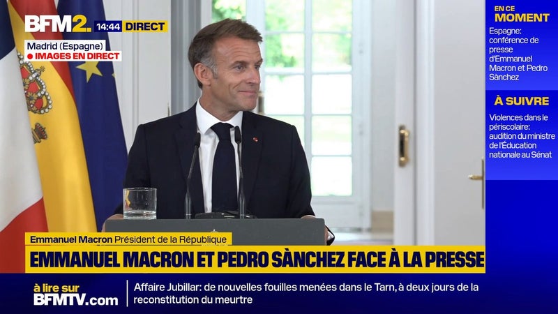 Retour éventuel du Royaume-Uni dans l'UE: "Revenez", lance Emmanuel Macron, qui y voit une "très bonne nouvelle"