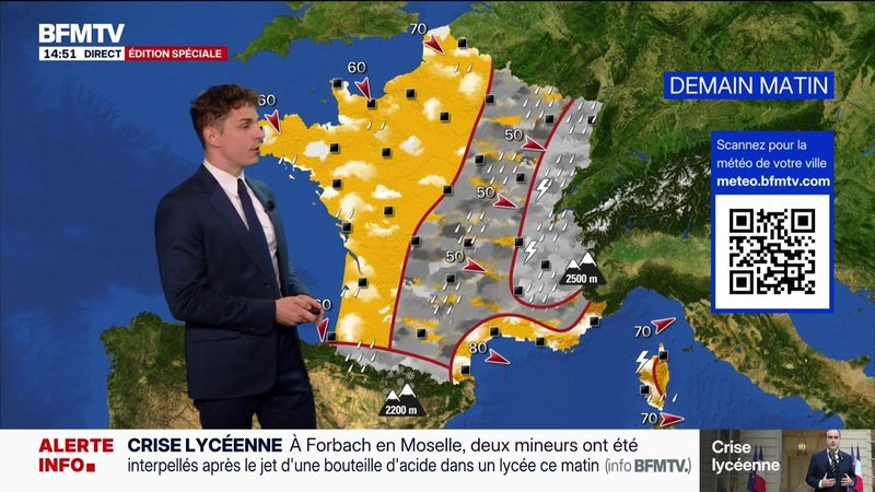 La météo pour ce jeudi 8 octobre 2026