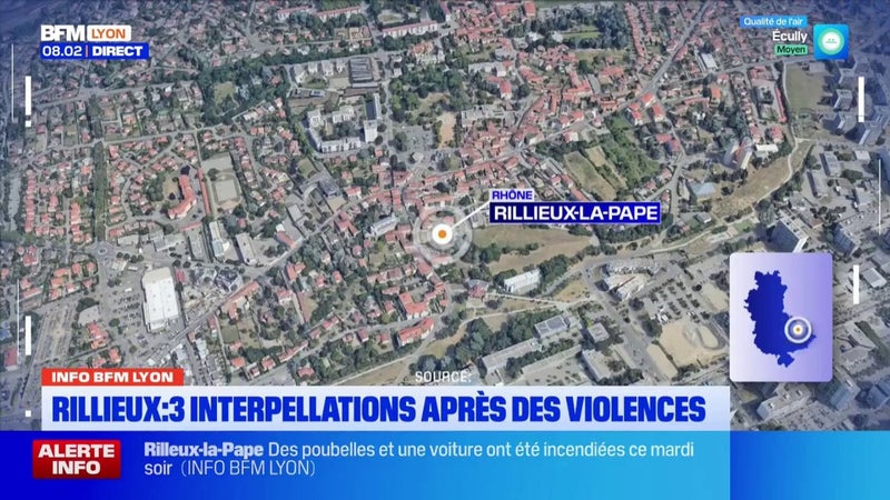 Info BFM Lyon : 3 personnes interpellées ce mardi soir à Rillieux