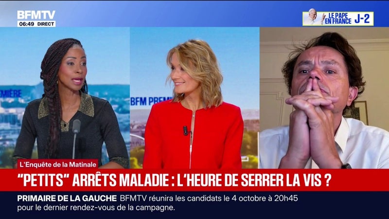 L'ENQUÊTE DE LA MATINALE - Le Medef réclame un non-remboursement des petits arrêts maladie