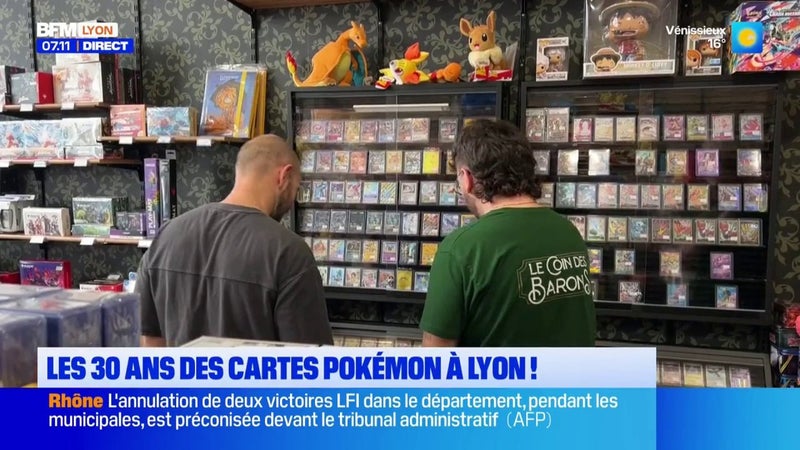 Les cartes pokémon ont 30 ans, rencontre avec un collectionneur lyonnais