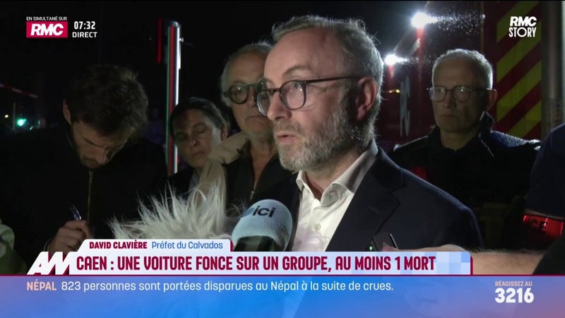 Une voiture fonce sur un groupe à Caen : Le préfet du Calvados a pris la parole