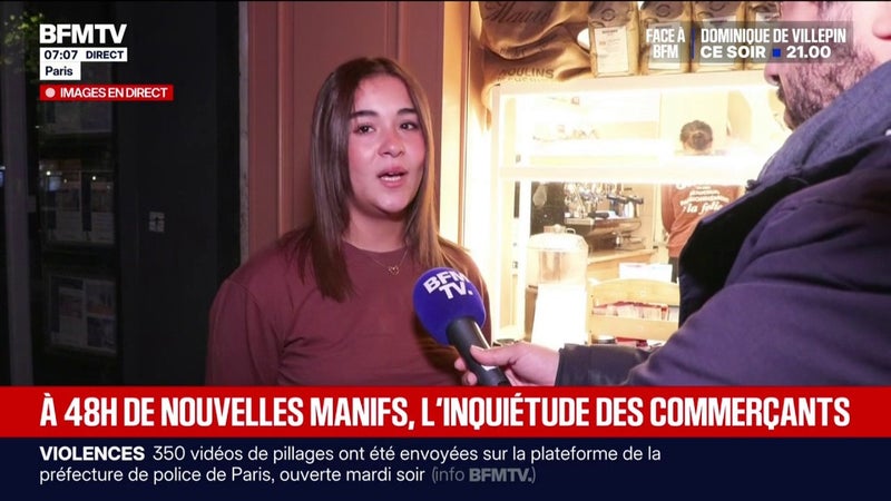 "Si ça se passe comme la semaine dernière, on devra fermer": les restaurateurs et commerçants vigilants à l'approche de nouvelles manifestations