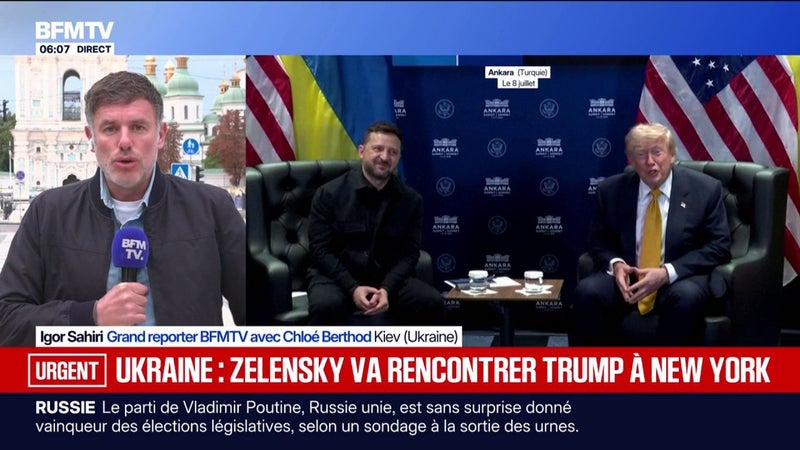 Volodymyr Zelensky dit avoir convenu avec Donald Trump d'une rencontre à New York