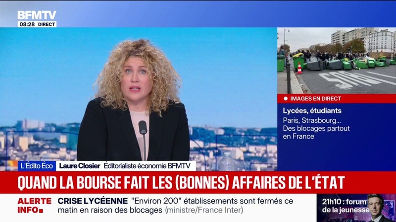 L'ÉDITO ÉCO - Quand la bourse fait les (bonnes) affaires de l'État