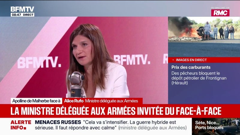 Dissuasion nucléaire avancée: "C'est une bonne nouvelle que la Finlande ait rejoint cette proposition de la France", estime Alice Rufo, ministre déléguée aux Armées