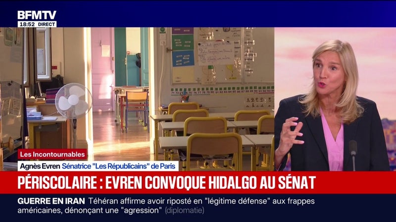 Périscolaire à Paris: "Il y a une vraie opacité", explique la sénatrice LR Agnès Evren, à la tête d'une commission d'enquête sur les violences dans le périscolaire