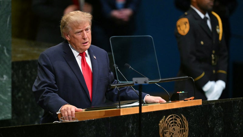 DIRECT. Donald Trump affirme devant l'ONU que "celui qui gagnera la course de l'IA gagnera tout"