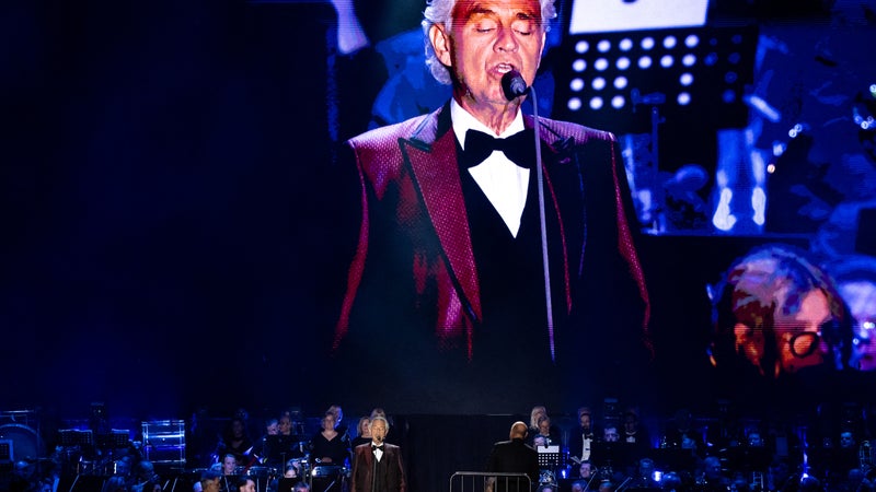 Un concert d'Andrea Bocelli, soutien d'Israël, menacé de boycott en Jordanie