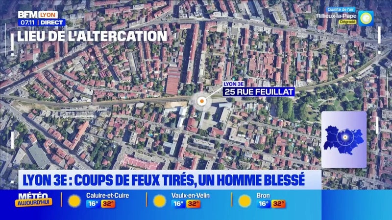 Feuillat/Monchat : des coups de feu, un homme blessé gravement