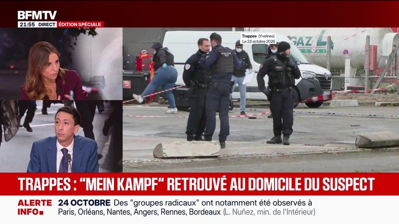Trappes : « Mein Kampf » retrouvé au domicile du suspect - 24/10