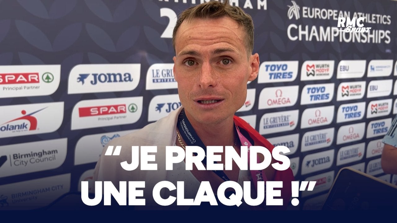 Championnats d'Europe d'athlétisme : "Je prends une claque !", Quinion lessivé après sa médaille de bronze en marathon marche