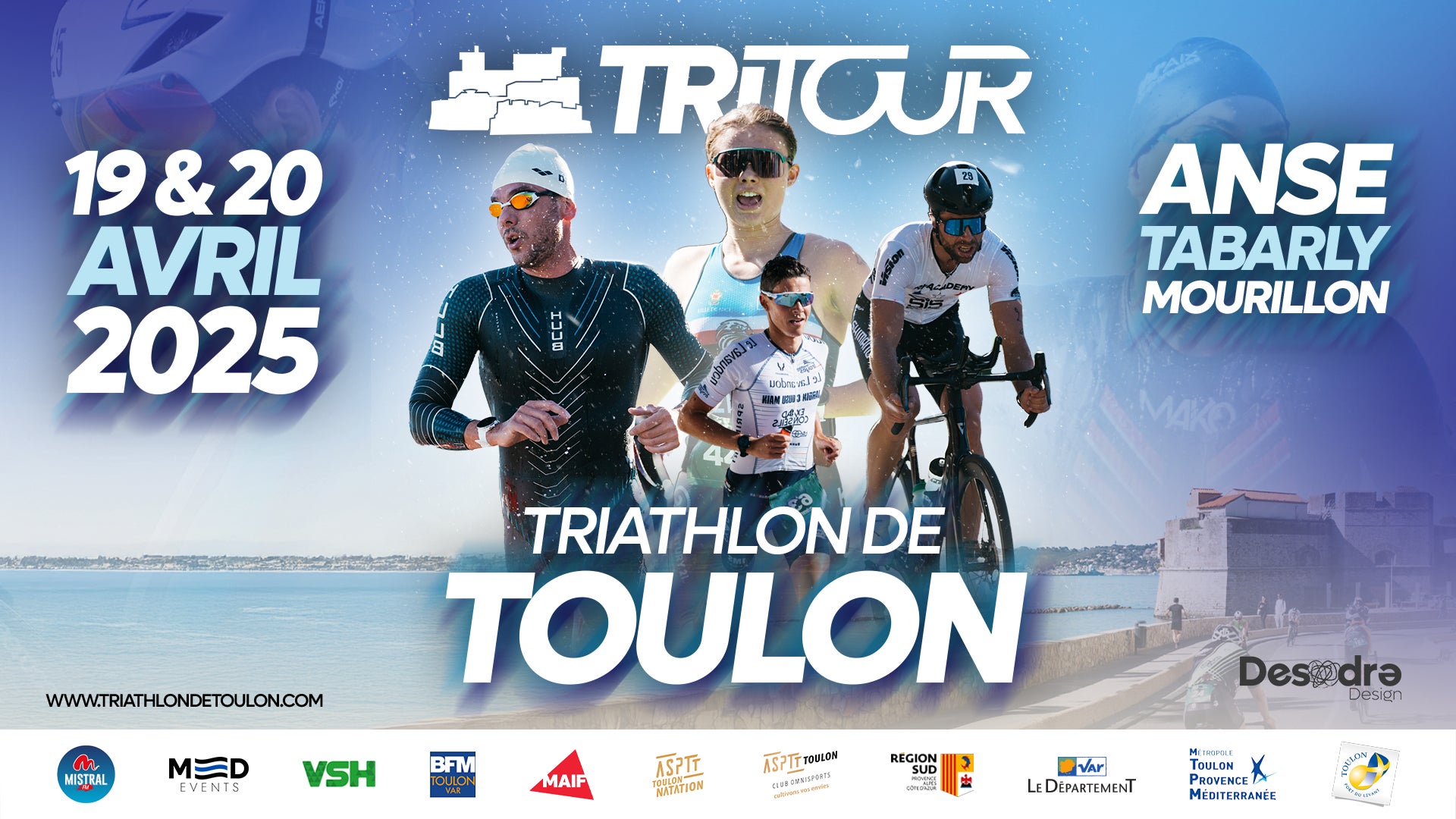 A gagner : à l’occasion du Triathlon de Toulon, tentez de remporter une inscription pour…