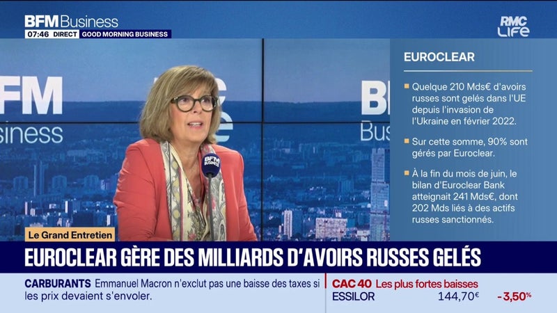 Euroclear gère des milliards d'avoirs russes gelés
