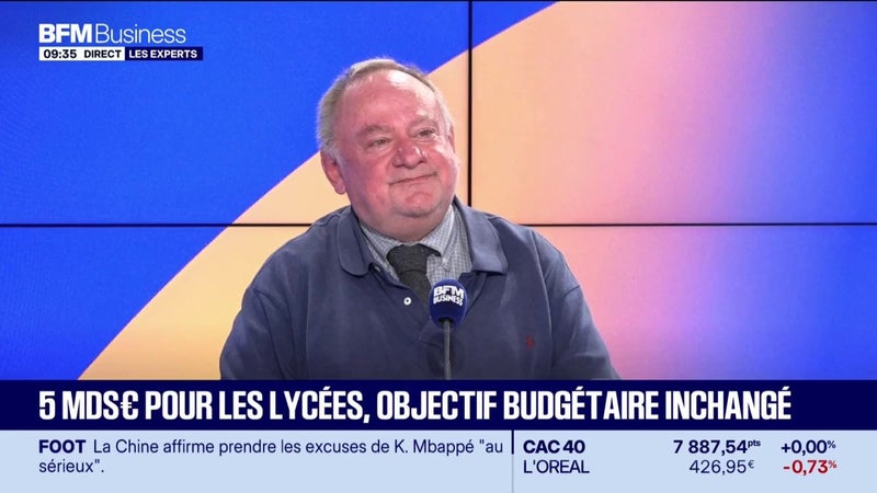 5 milliards pour les lycées, pas de changement de budget à l'horizon