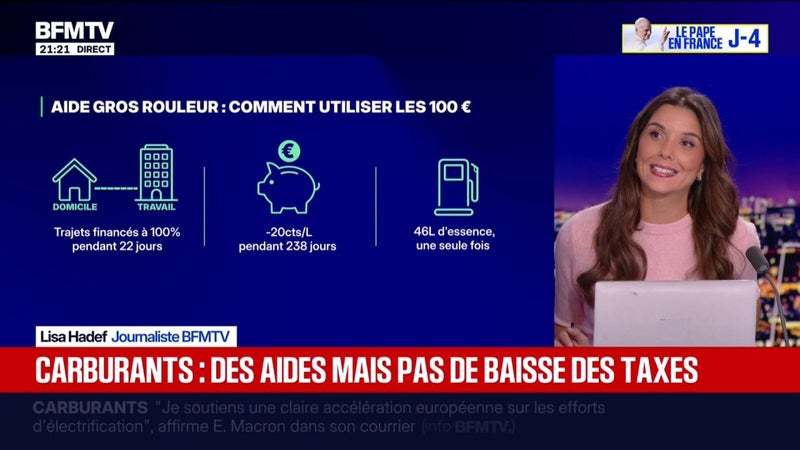Aides sur les prix des carburants: ce que l'on sait de l'aide pour les gros rouleurs