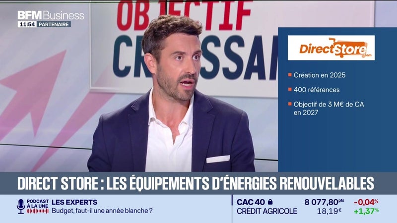 Raphaël Bouyer (Direct Store) : Direct Store, les équipements d'énergies renouvelables - 27/09